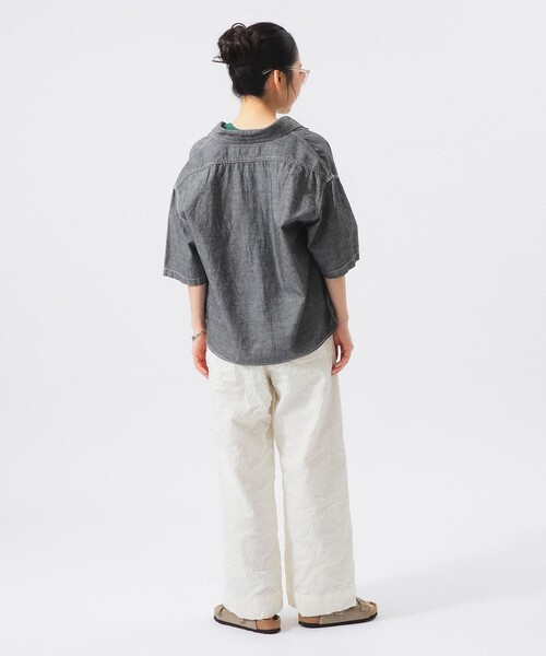 BEAMS BOY（ビームス ボーイ） ブラウス シャツ シャンブレー ショート