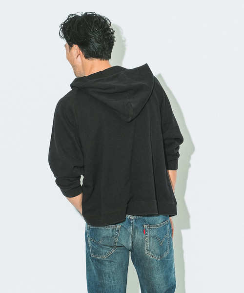 「One Tea spoon」 プルオーバーパーカー「jack＆marieコラボ」 S カーキ メンズ_画像4