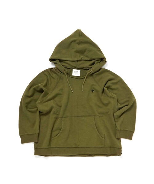 「One Tea spoon」 プルオーバーパーカー「jack＆marieコラボ」 S カーキ メンズ_画像9