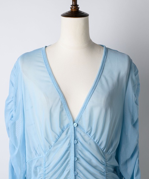 「J1U by LA BELLE ETUDE」 カーディガン FREE ブラック レディース_画像4