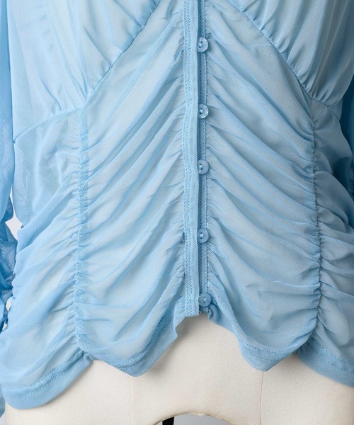 「J1U by LA BELLE ETUDE」 カーディガン FREE ブラック レディース_画像6