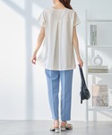 チュニック 細見え叶う!Aラインフレアチュニッ...の詳細画像3