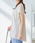 チュニック 細見え叶う!Aラインフレアチュニッ...の詳細画像5