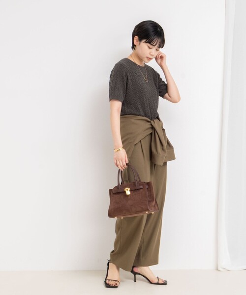 「Rie Miller」 カーゴパンツ 36 ネイビー レディース_画像2