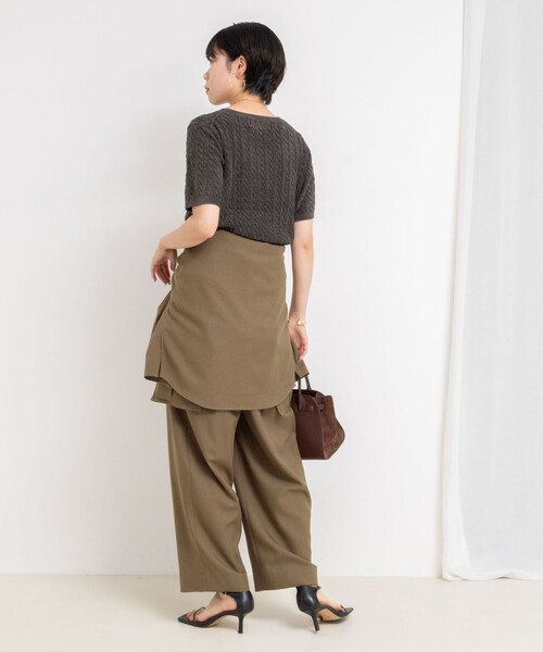 「Rie Miller」 カーゴパンツ 36 ネイビー レディース_画像4