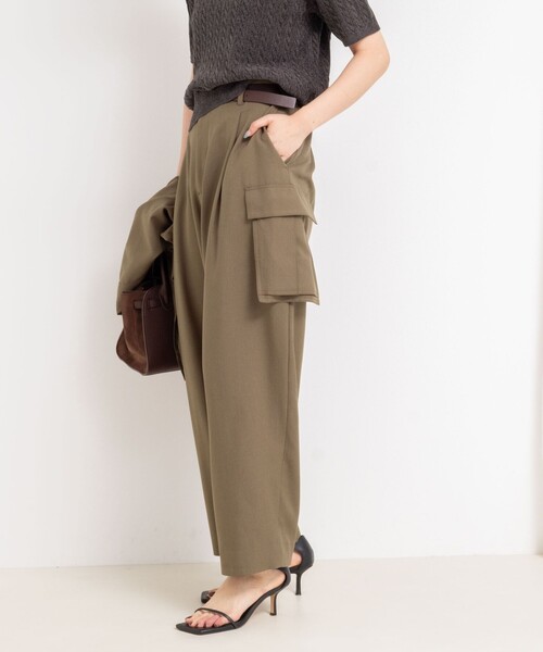 「Rie Miller」 カーゴパンツ 36 ネイビー レディース_画像5