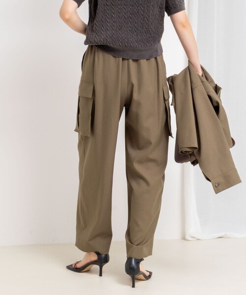 「Rie Miller」 カーゴパンツ 36 ネイビー レディース_画像6