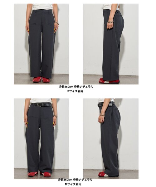 「WHO'S WHO gallery」 スラックス SMALL ブラック レディース_画像3