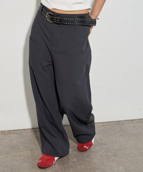 「WHO'S WHO gallery」 スラックス SMALL ブラック レディース_画像7