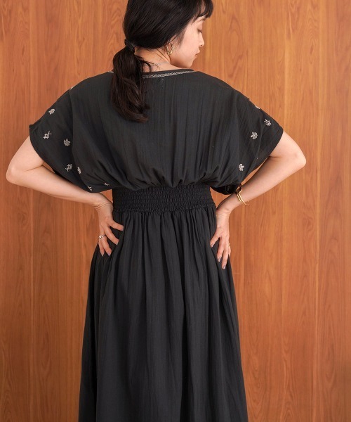 「Bab」 ノースリーブワンピース M イエロー レディース_画像5