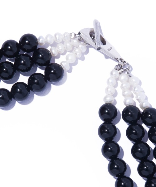ネックレス 「IRIS 47」fabiana onyx necklace/ファビアナ オニキス ネックレス VSJ6 レディースの画像