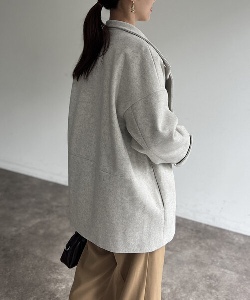 「Chez toi」 ジャケット FREE ブラウン レディース_画像9