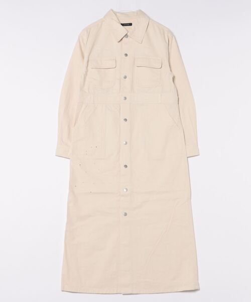 「JEANASIS」 シャツワンピース FREE ホワイト系その他 レディース_画像2