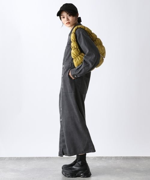 「JEANASIS」 シャツワンピース FREE ホワイト系その他 レディース_画像4