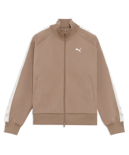 【希少】 PUMA プーマ トラックジャケット ジャージ 総柄 プレーリータン PUMA（プーマ） ジャージ ウィメンズ ESS エレベーテッド テープ MX
