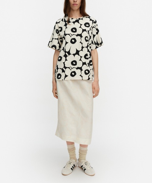 marimekko（マリメッコ） tシャツ Tunnit Unikko / T-shirt レディース