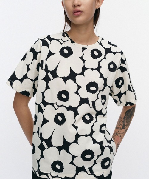 marimekko（マリメッコ） tシャツ Tunnit Unikko / T-shirt レディース