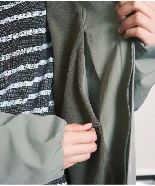 ナイロンジャケット 「PHINGERIN」フィンガリン CUSHY  FLEECE COLLAR JACKET メンズ レディースの画像