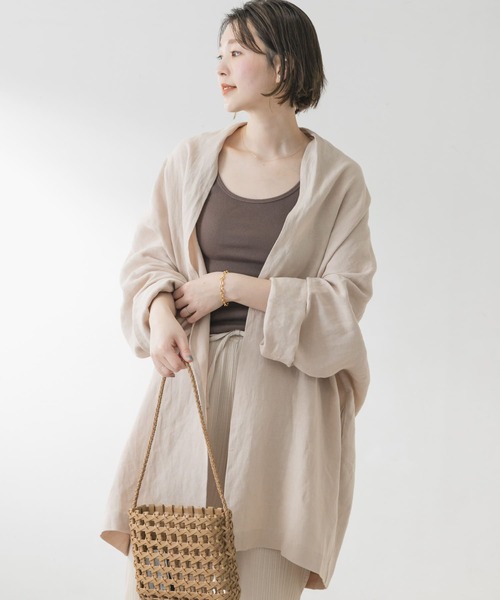 「URBAN RESEARCH ROSSO WOMEN」 カーディガン FREE ベージュ レディースの画像