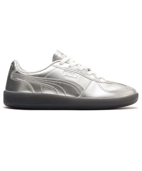「PUMA」 ローカットスニーカー 22.5cm シルバー レディースの画像