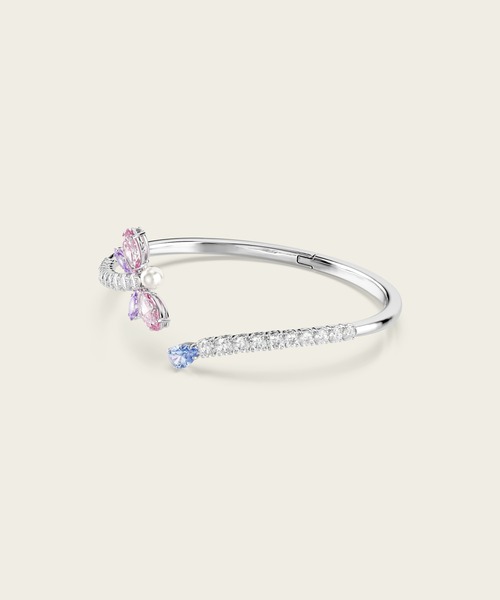 a*e様 Swarovski スワロフスキー Una パープル バングル 箱付 SWAROVSKI（スワロフスキー） ブレスレット レディース : ZOZOTOWN