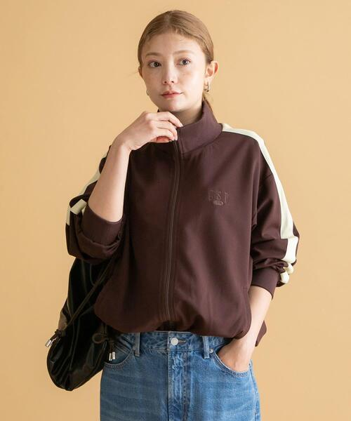 「URBAN RESEARCH Sonny Label」 ジャージブルゾン「GEM SPORTS WEARコラボ」 MEDIUM ネイビー レディース_画像2