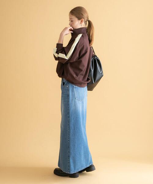 「URBAN RESEARCH Sonny Label」 ジャージブルゾン「GEM SPORTS WEARコラボ」 MEDIUM ネイビー レディース_画像8