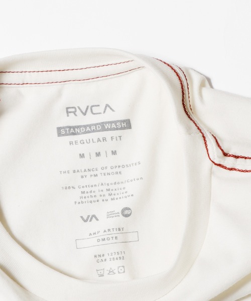 「RVCA」 長袖Tシャツ M ホワイト メンズ_画像3