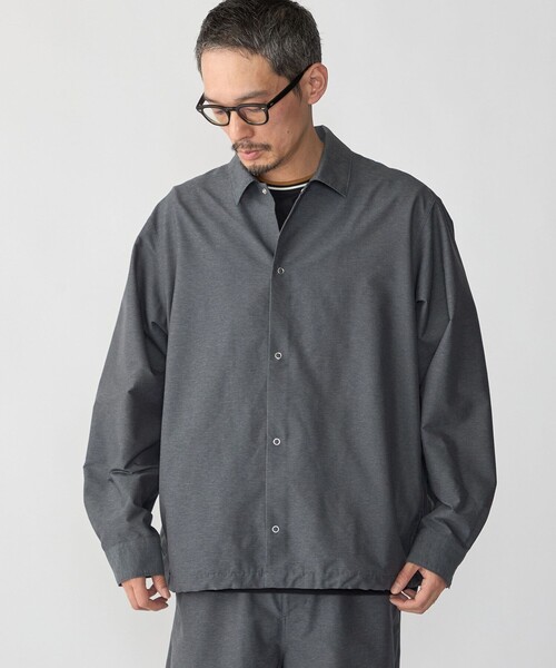【美品】 プラージュ ユーティリティシャツ 近年モデル シャツ オーバーサイズ SHIPS（シップス） シャツ SHIPS: TEXBRID(R) ユーティリティ シャツ