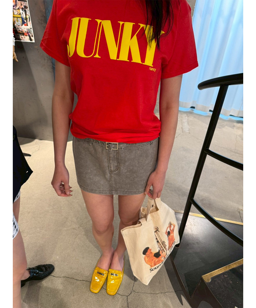 トップス Nancy Tee tシャツ 半袖 「nancy/ナンシー」 JUNKY TEE レディース メンズ
