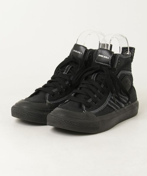 DIESEL（ディーゼル） ハイカットスニーカー 38 ブラック レディース