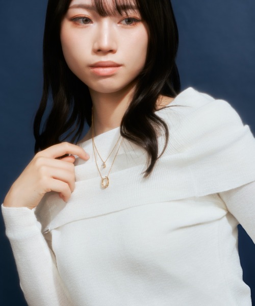 「Jewel closet by L&Co.」 ネックレス FREE ホワイトゴールド レディース_画像5