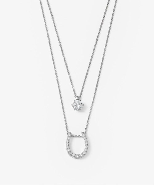 「Jewel closet by L&Co.」 ネックレス FREE ホワイトゴールド レディース_画像7