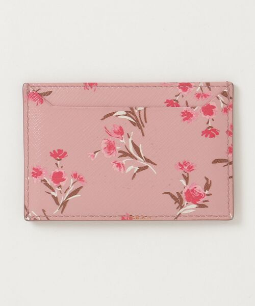 PRADA（プラダ） 花柄 カードケース - ピンク レディース : ZOZOTOWN