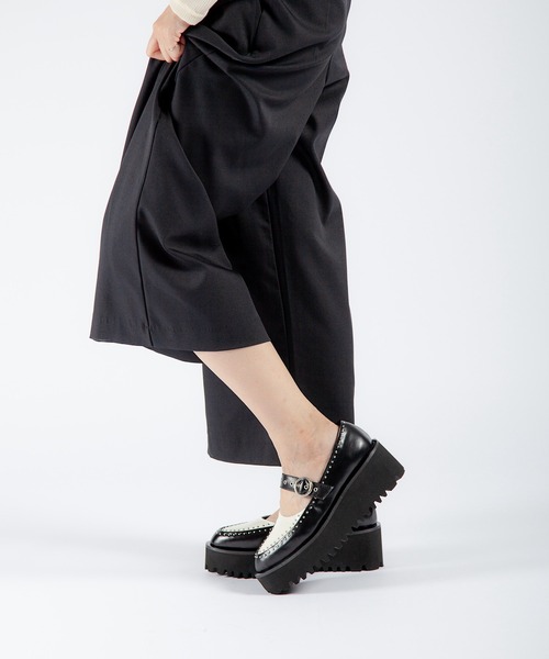 「ALL BLACK」 シューズ 39 ブラック レディース_画像4