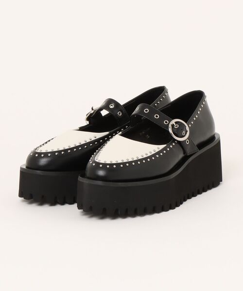 「ALL BLACK」 シューズ 39 ブラック レディース_画像8