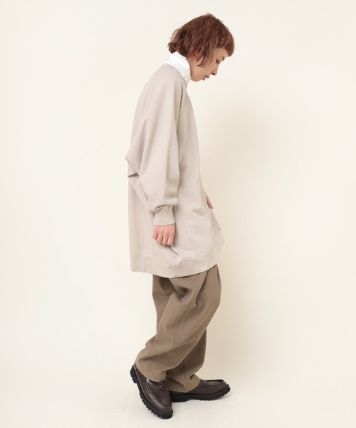 「RNA-N」 長袖カットソー MEDIUM グレイッシュブルー レディース_画像4