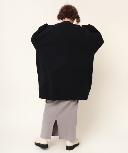 「RNA-N」 長袖カットソー MEDIUM グレイッシュブルー レディース_画像8