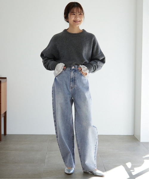 「SLOBE IENA」 ジーンズズボン下 38 青味 レディース