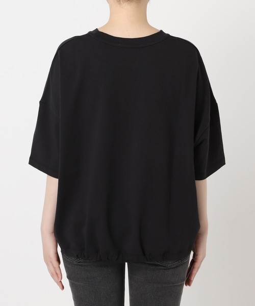 tシャツ 「追加2」ギャザーヘムショートスリーブTシャツ レディースの画像