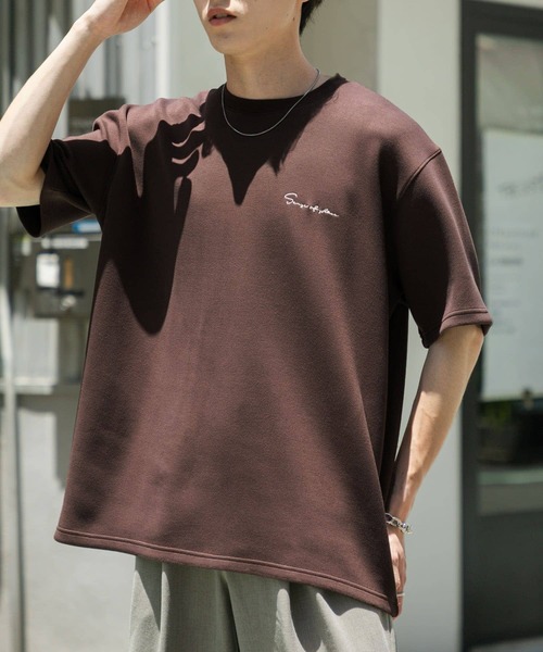 「SENSE OF PLACE by URBAN RESEARCH」 半袖Tシャツ LARGE ブラック メンズ_画像5