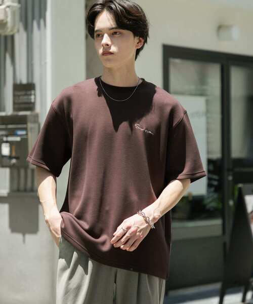 「SENSE OF PLACE by URBAN RESEARCH」 半袖Tシャツ LARGE ブラック メンズ_画像8