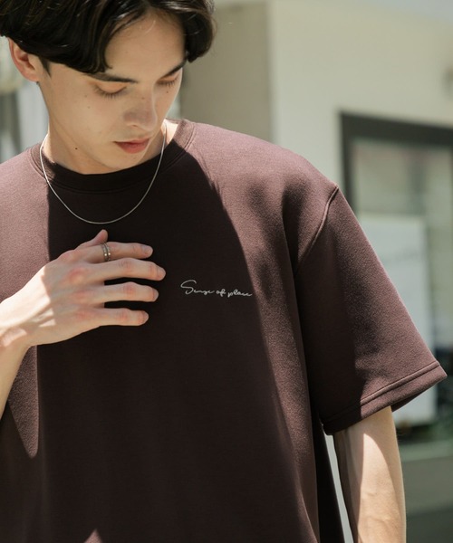 「SENSE OF PLACE by URBAN RESEARCH」 半袖Tシャツ LARGE ブラック メンズ_画像9