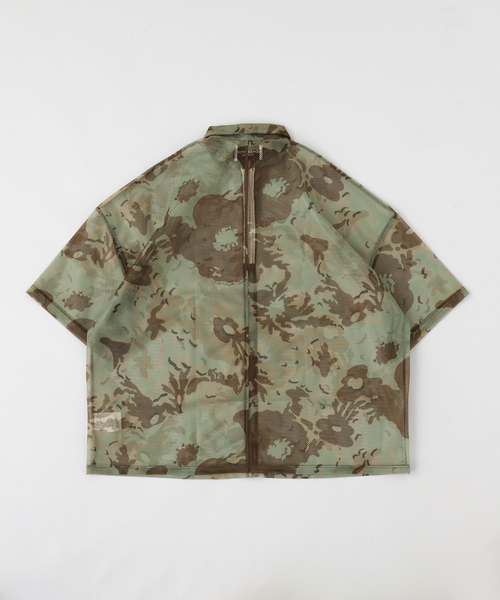 シャツ 半袖 NOMARHYTHM（ノーマリズム）別注 FLOWER MESH CAMO メンズ レディース | NOMA t.d. | 02