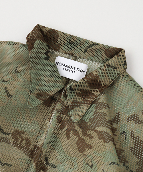 シャツ 半袖 NOMARHYTHM（ノーマリズム）別注 FLOWER MESH CAMO メンズ レディース | NOMA t.d. | 03