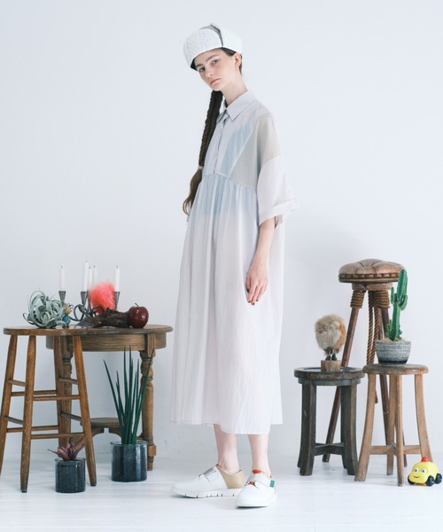 「BEDSIDEDRAMA」 半袖ワンピース 1 ブラック レディース_画像4