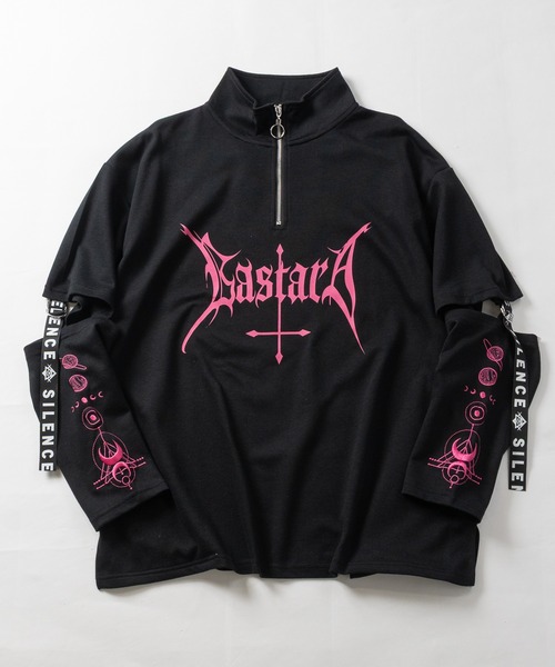 「JOHN'S CLOSET」 長袖カットソー MEDIUM ブラック レディース_画像9