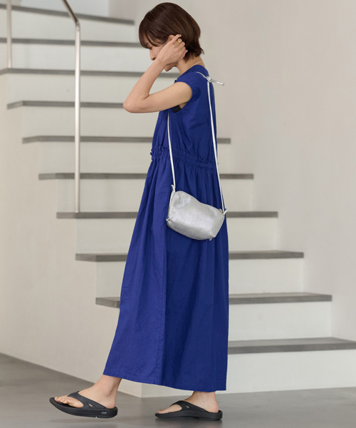 「JOURNAL STANDARD relume」 ノースリーブワンピース FREE ブルー レディース_画像7