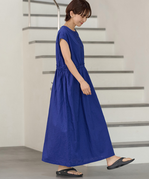 「JOURNAL STANDARD relume」 ノースリーブワンピース FREE ブルー レディース_画像8