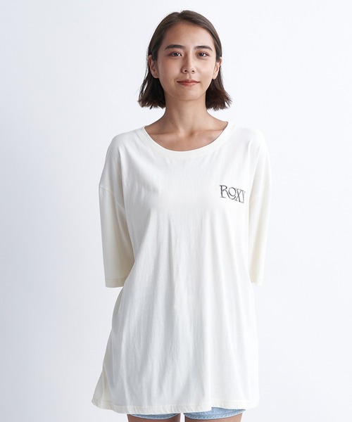 「ROXY」 半袖Tシャツ MEDIUM ホワイト レディース_画像5
